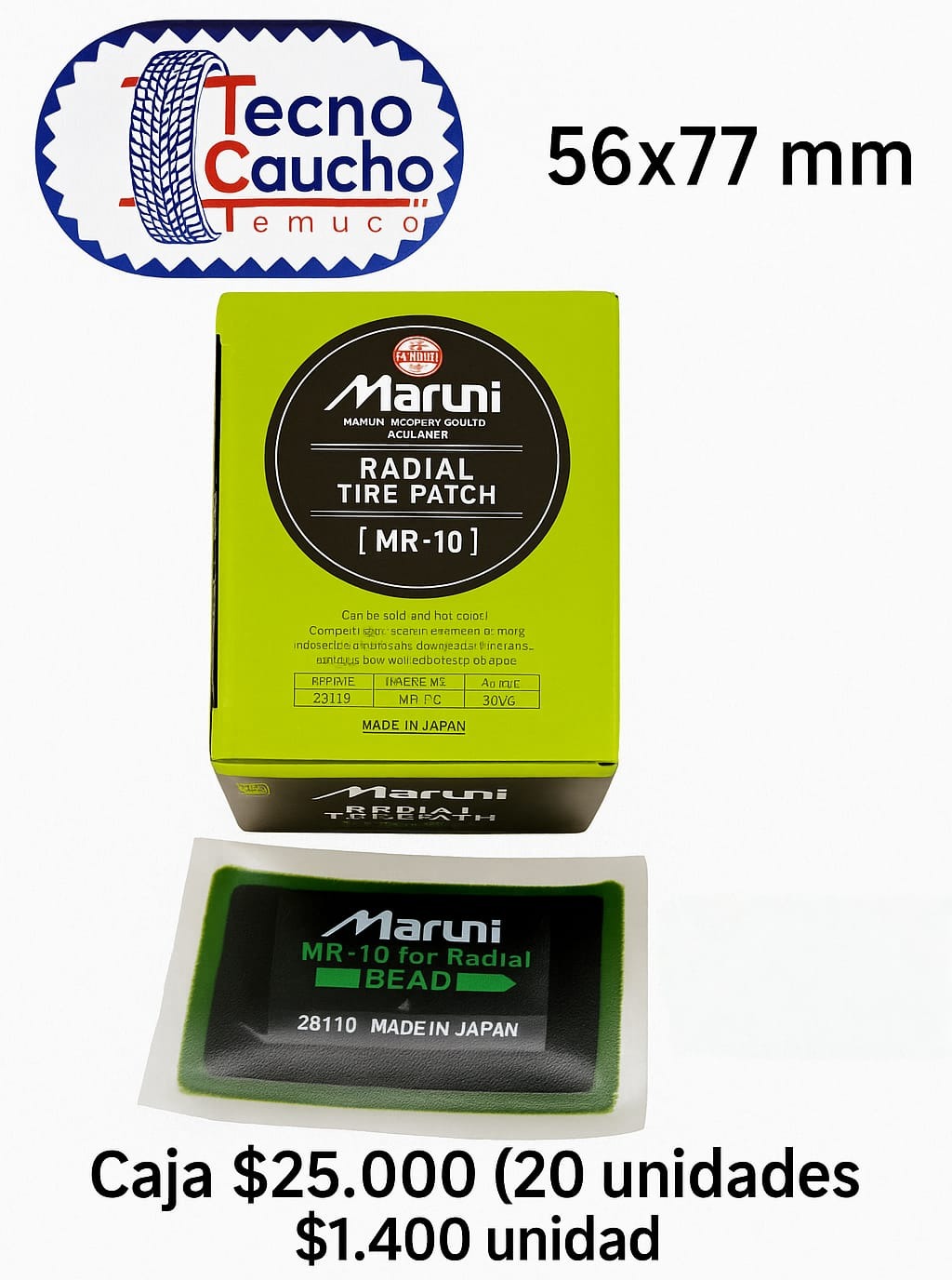 Parche Radial Maruni MR-10 (56×77 mm)