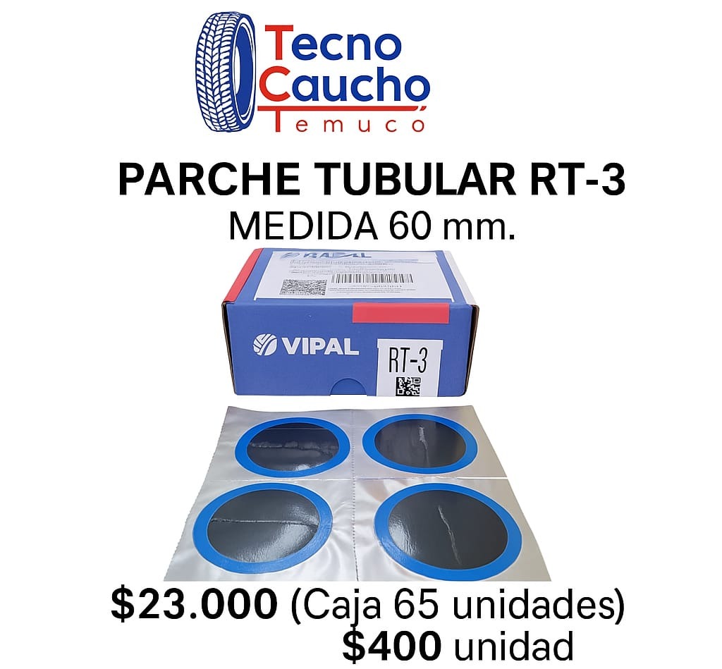 Parche Tubular VIPAL RT-3 (60 mm)